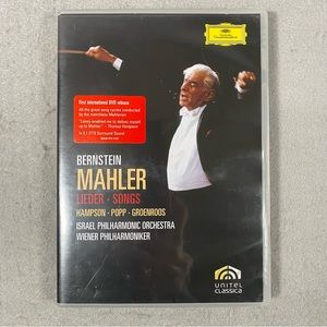 Bernstein Mahler: Lieder Songs Hampson Popp Groenroos DVD Philharmonic Orchestra